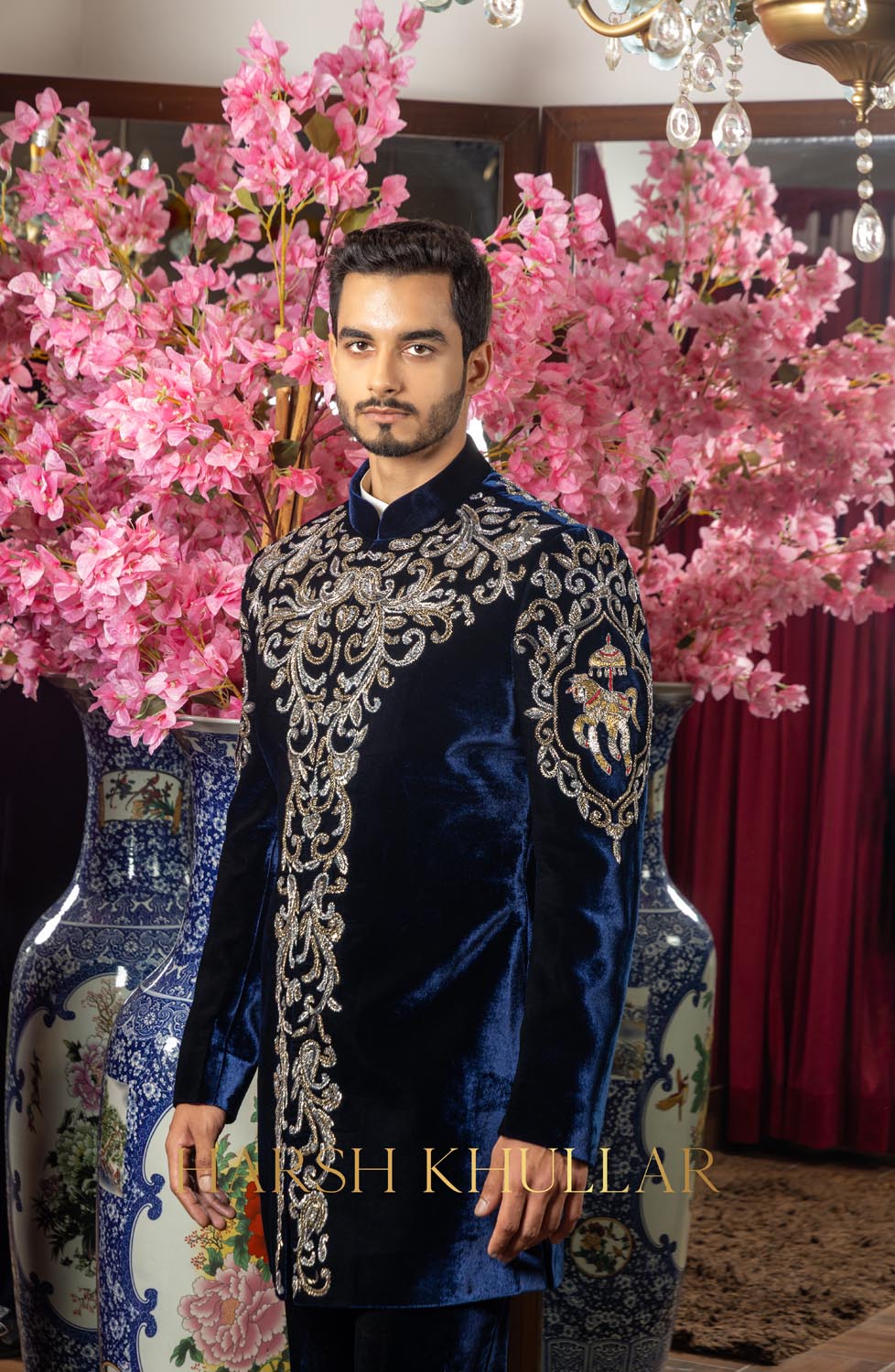 The Ishq-e-Ghora Achkan set